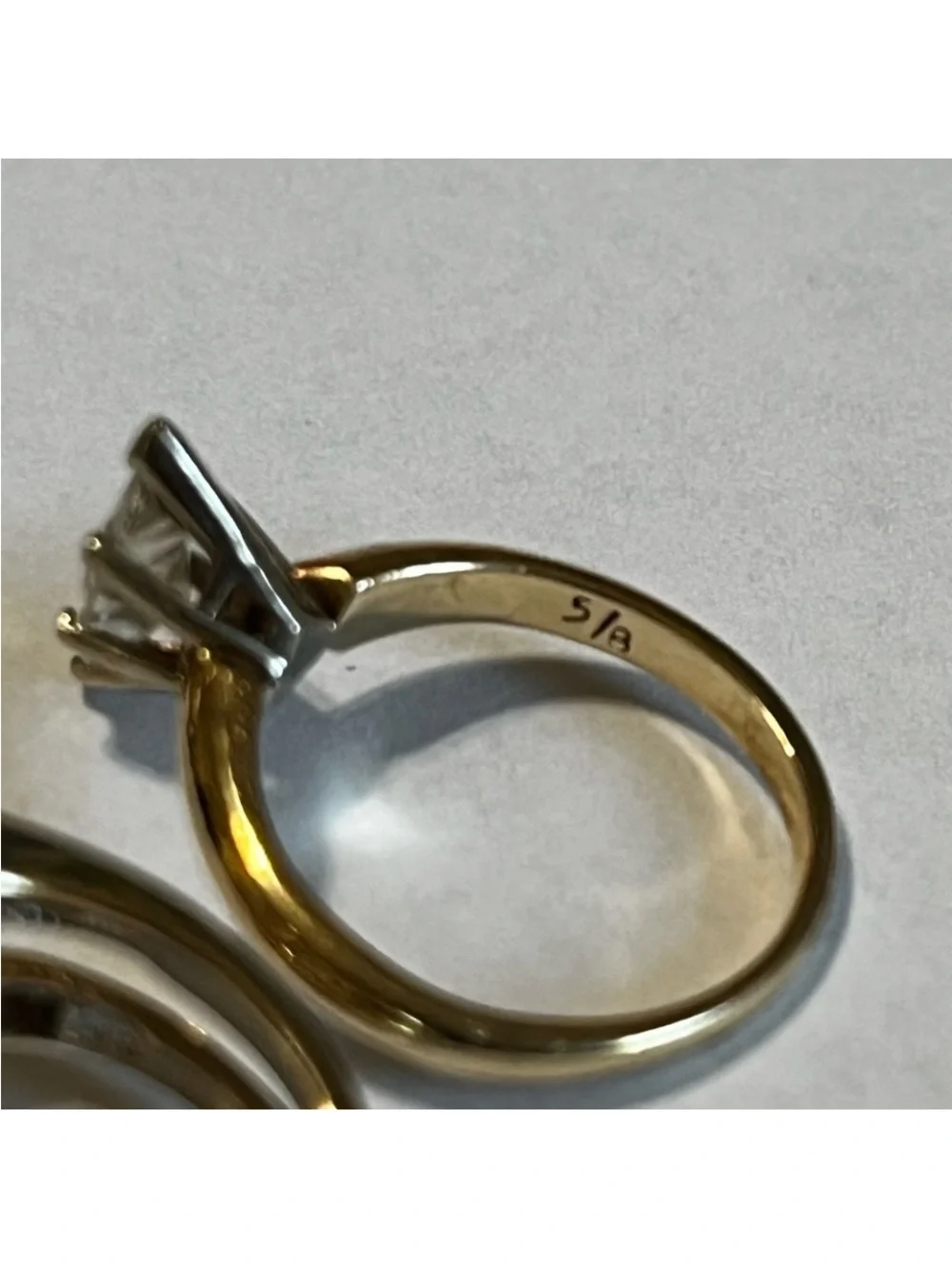 Marquise-Cut Ring Set Women's Wedding Jewelry